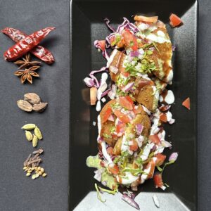 Aloo-Tikki chaat